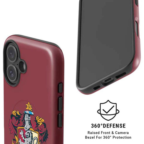Wizarding World Harry Potter Gryffindor House Crest iPhone 16 Plus Magsafe Impact Case